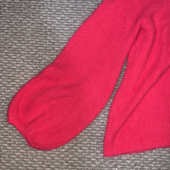 Red Women's Sweater - Picture 3 of 5